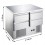 TABLE FRIGO. COMPACT 2 PORTES GN1/1 240L