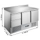 TABLE FRIGO. COMPACT 3 PORTES GN1/1 380L