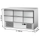 TABLE FRIGO. COMPACT 3 PORTES GN1/1 380L