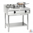 Feux WOK gaz, de table, 2 feux (2x 15 kW)