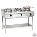 Feux WOK gaz, de table, 2 feux (2x 15 kW)