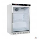 Réfrigérateur porte vitrée inox ventilée 150 L  626x740xh845