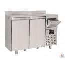 Arrirère bar inox 2 portes, 375 litres 1455x565x890/905