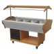 Buffet Salad bar réfrigéré capacité 3 GN1/1-1200x900xh850-1350