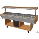 Buffet Salad bar réfrigéré capacité 4 GN1/1-1550x900xh850-1350