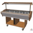 Buffet Salad bar réfrigéré capacité 4 GN1/1-1550x900xh850-1350