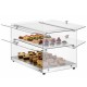 Vitrine double neutre pour buffet 470X315XH415