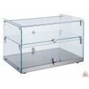 Vitrine double neutre pour buffet 470X315XH415