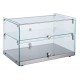 Vitrine double neutre pour buffet 470X315XH415