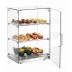 Vitrine en verre double neutre pour buffet 470X315XH415