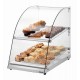 Vitrine en verre 3 étages neutre pour buffet 405X335XH650