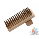 Brosse fourneau inox 17,5 x 7,5 cm 