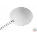 Pelle à pizza ronde lisse inox diam 39 Lg 120 cm