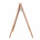 Panneaux de trottoir cadre en bois vert L80xH115 cm