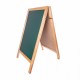 Panneaux de trottoir cadre en bois vert L80xH115 cm