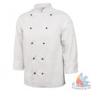 Veste blanc manche longue à bouton de cuisine mixte Cool Vent Chef Works  6 TAILLES