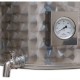 Cuve inox av robinet et thermomètre 35L Ø 370 xh 375 mm