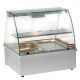 Vitrine chauffante, bain-marie 2GN 1/1 695x602xh680mm