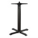 Pied de table en fonte noir hauteur 720 mm