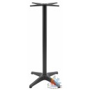 Pied de table NOIR mange debout H 108 cm 2 couleurs