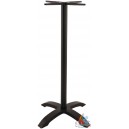 Pied de table NOIR mange debout H 108 cm 2 couleurs