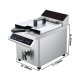 Friteuse induction 3500w 220v 8 litres + robinet de vidange