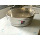 Bassine à Fond Plat Inox 45Lit  Ø 50 xh25 cm