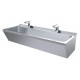 Lavabo inox 1200x425xh165mm