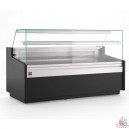 Vitrine ventilé avec réserve vitre droite 90° T°0°+4° L2500XP1085XH1280 mm