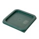 Couvercle carr2 vert pour bac 18,8x18,8x EP 1 cm