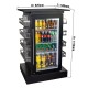 bar réfrigérée vitré avec porte tasse -110 litres  L820 xp580xH1156 mm