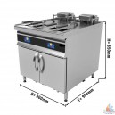 Friteuse 1 cuve 25 litres à relevage automatique  400V