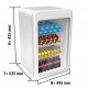 FRIGO VITRINE TABLE 150 LITRES, T POSITIVE