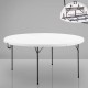 Table collectivité ronde Ø 1220 x H740 mm