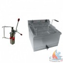 Friteuse foraine gaz 10 L + doseur à chichis 1.2KG 