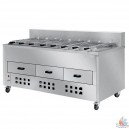 Gril au charbon de bois/grilleur pour poulet avec 6 brochettes  1400 x 900 x 1100 mm