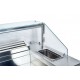 Meuble de cuisson avec Cuisinière et bain-marie 1600x850xh1170mm