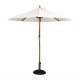 Parasol ronde écru Ø  2,5XH 2330 mm