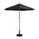 Parasol ronde écru Ø  2,5XH 2330 mm