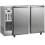 Arrirère bar inox 2 portes, 283 litres 1455 x 565 x 890mm