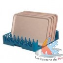 CASIER DE LAVAGE 49 COMPARTIMENTS VERRES 50x50x10 CM. BEIGE 