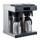 Cafetière filtre 2 réservoir 2,0 litres verseuse isotherme 2X1,6 litres incluse