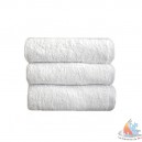 Tapis de bain blanc coton 50x70 cm