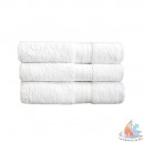 Tapis de bain blanc coton 50x70 cm
