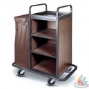 Chariot service de chambre + sac s porte 100l 153.6x55.4xh125.2 cm