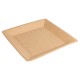 Assiettes carrées  Biodégradable 245gr Ø 23x23 cm 400p