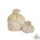 Sachets av fermeture en jute L15xhH24 cm par 48