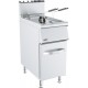 FRITEUSE GAZ 2 CUVES 7 LITRES SUR ARMOIRE