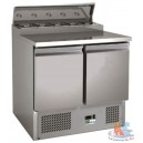 Saladette av couvecle +2° +8°  900 × 700 × 950 mm
