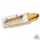 SACHET "HOT DOG" 41 GR.M2. 7+5x18 CM. BLANC  